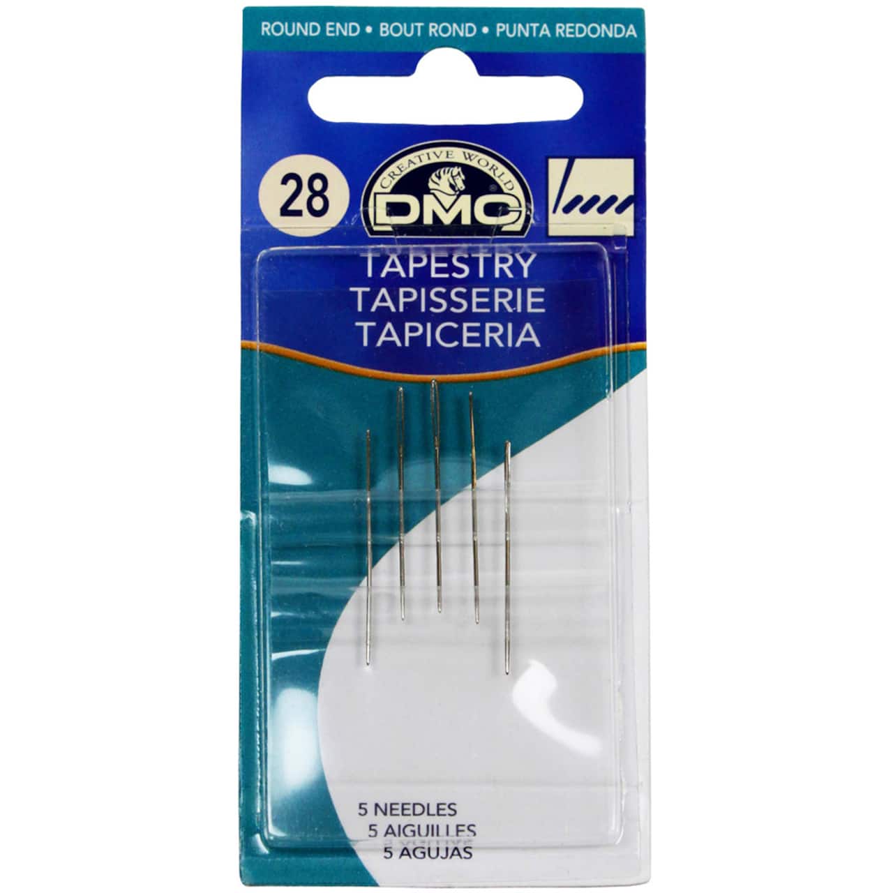 24 Packs: 5 ct. (120 total) DMC® Size 28 Tapestry Needles